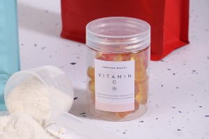 Petit pot de 320ml en plastique (PET) 65 x 120 mm transparent avec couvercle - 12 pcs-εικόνα_σύνθεση