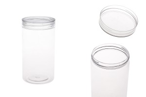 Vernik 320 ml plastik (PET) 65x120 mm kapaklı şeffaf - 12 adet