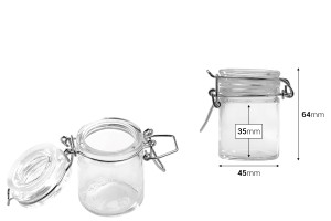 Drahtbügelglas 40 ml 64x45 mm-2