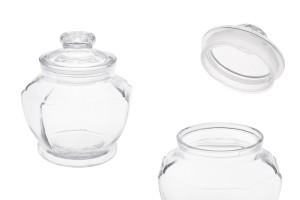 Glas 1800 ml  180x194 mm mit Deckel und luftdichtem Verschluss-εικόνα_προϊοντική