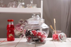 Glas 1800 ml  180x194 mm mit Deckel und luftdichtem Verschluss-εικόνα_σύνθεση