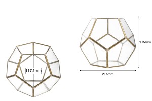 Mbajtëse dekorative qelqi për qiri-εικόνα_διαστάσεις