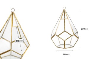 Mbajtëse dekorative qelqi për qiri-εικόνα_διαστάσεις