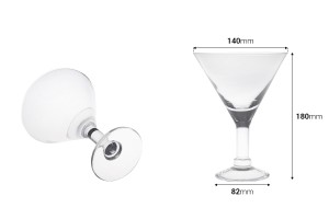 Glas Martini Glas 180x140 mm-2