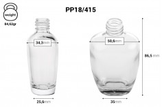 Μπουκαλάκι αρωμάτων γυάλινο (18/415) 50 ml - (ελάχιστη παραγγελία: 1 κιβώτιο)