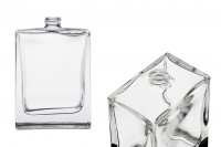 100 ml Luxus-Parfümflasche aus Glas (PP 15) in rechteckiger Form