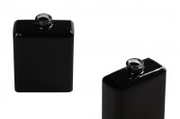 Flacon de parfum 50 ml noir avec fermeture de sécurité crimp 15 mm