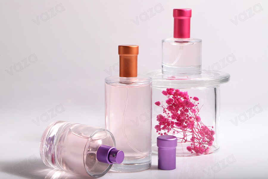 Bottiglia di profumo rotonda da 50 ml con chiusura di sicurezza tipo “Crimp”  15 mm.-gruppo_immagini