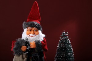 Père Noël décoratif avec mouvement et musique - hauteur 40 cm-εικόνα_σύνθεση