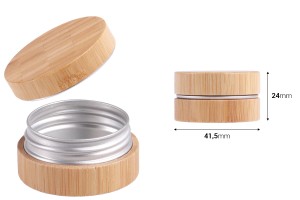 Pot en aluminium de 17 ml avec revêtement en bambou et joint intérieur sur le couvercle-εικόνα_διαστάσεις