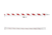 Pailles en papier, écologiques 195 x 6 mm en différentes couleurs - 100 pcs (lot individuel) Pailles en papier, écologiques 195 x 6 mm en différentes couleurs - 100 pcs (lot individuel)