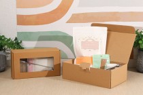 Schachtel aus Kraftpapier 240x130x60mm - 20 Stücke Schachtel aus Kraftpapier 240x130x60mm - 20 Stücke