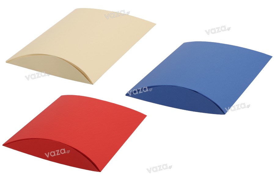 Κουτί δώρου 210x210x50 mm χάρτινο σε διάφορα χρώματα - 10 τμχ