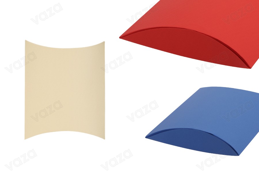 Boîte cadeau en papier 210 x 210 x 50 mm en différentes couleurs - 10 pcs-εικόνα_σύνθεση