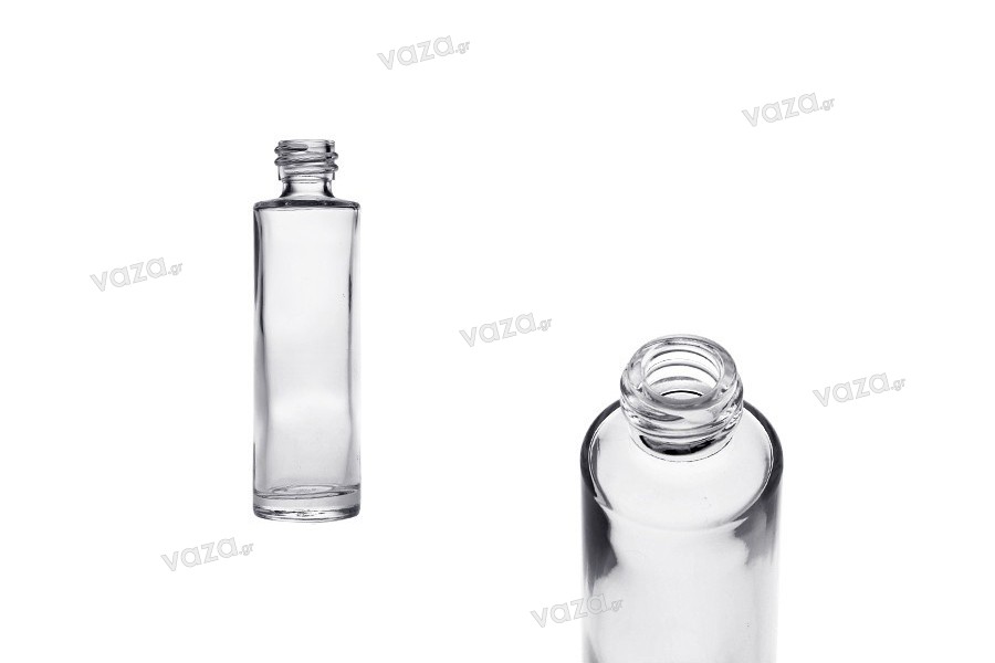 Κυλινδρική γυάλινη φιάλη (18/415) για αρώματα 30ml - (ελάχιστη παραγγελία: 1 κιβώτιο)
