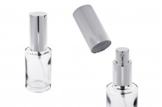 30ml perfume bottle (18/415) with shiny silver spray - (minimum order: 1 box)