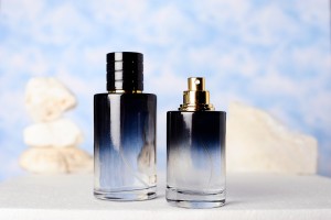 30ml Parfümglasflasche mit Spray und schwarzem Deckel (PP 15)-bildgruppe