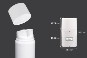 Airless-Flasche 30 ml für Sahne-εικόνα_διαστάσεις