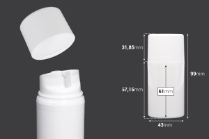 Μπουκάλι airless πλαστικό 50 ml για κρέμα-εικόνα_διαστάσεις