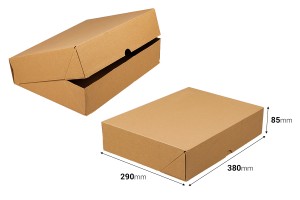 Karton 380x290x85 mm, 3-lagig, mit automatischer Montage (Nr. 99) – 25 Stück-bildabmessungen