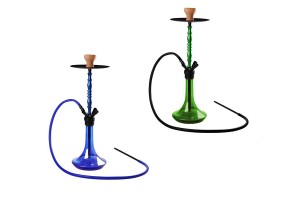 Narguilé de 75 cm avec base en verre