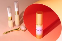 Flacon airless de 5ml pour sérum avec corps et bouchon colorés