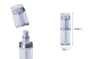 Kosmetikflasche für Creme 15 ml-bildabmessungen