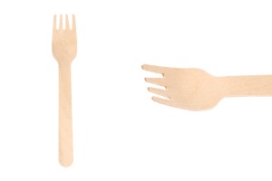 138 mm Holzgabeln in Einzelverpackung aus Papier – 100 Stück-1