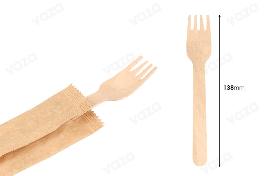 138 mm Holzgabeln in Einzelverpackung aus Papier – 100 Stück-εικόνα_διαστάσεις
