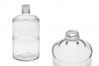 Zylindrische Glasflasche 1000 ml - 25 Stk