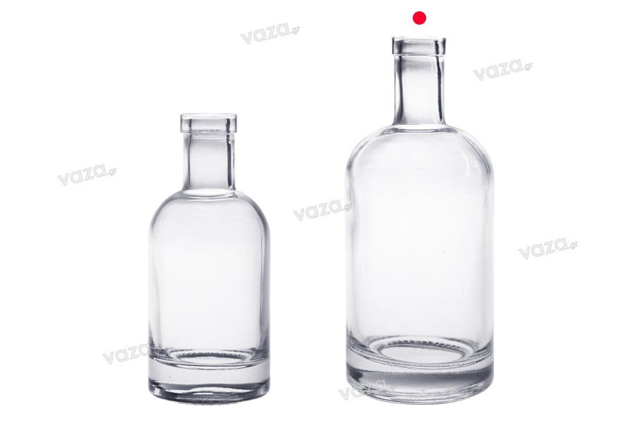 Glass round bottle 500 ml - 20 pcs