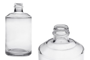 Zylindrische Glasflasche 500 ml-1