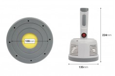 Portable induction sealing machine for aluminium gaskets (sealing diameter 20-100 mm)