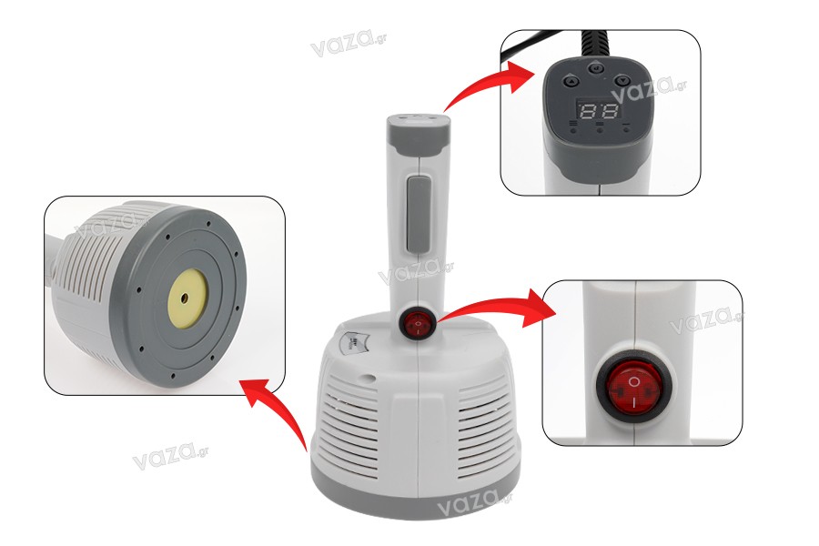 Portable induction sealing machine for aluminium gaskets (sealing diameter 20-100 mm)