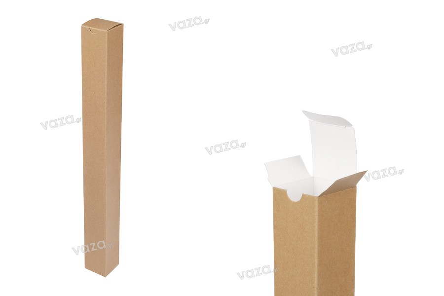 Χάρτινο κραφτ κουτί (350g) 45x45x450 mm για λαμπάδες - 20 τμχ