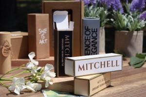 Scatola in carta 45x45x160 mm con bordo oro - 20 pz-εικόνα_σύνθεση