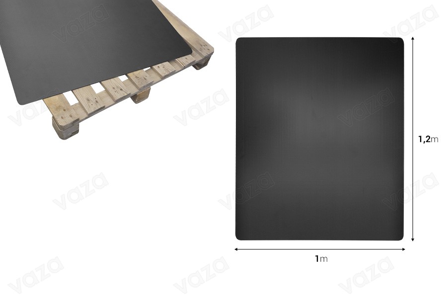Feuilles de séparation en plastique 1,20x1 m pour palettes-εικόνα_διαστάσεις