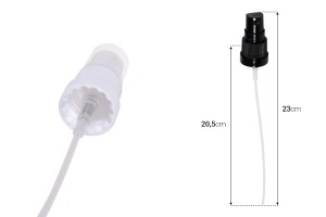 Sprej plastik 18/410 me kapak plastik transparent.-imazh_dimensione