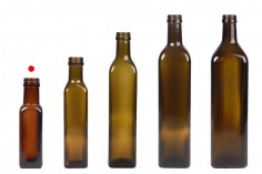 Bottiglia in vetro Marasca Caramel da 100 ml con beccuccio PP31.5