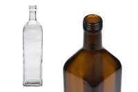 Bottiglia Marasca in vetro da 1000 ml con beccuccio in PP 31,5 - 35 pz