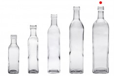 1000 ml Marasca glass bottle with PP spout 31.5 - 35 pcs