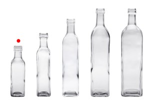 Glasflasche 100 ml transparent Marasca mit Ausgießer PP 24 - 120 Stk-5