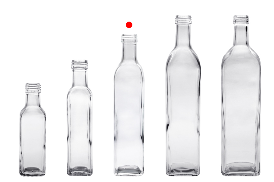 Γυάλινο μπουκάλι 500 ml Marasca με στόμιο PP 31.5 - 50 τμχ