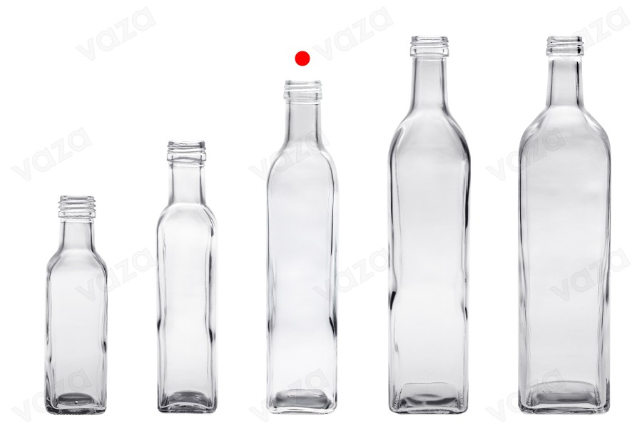 Glass bottle 500 ml Marasca with spout PP 31.5 - 50 pcs Glass bottle 500 ml Marasca with spout PP 31.5 - 50 pcs-image_group