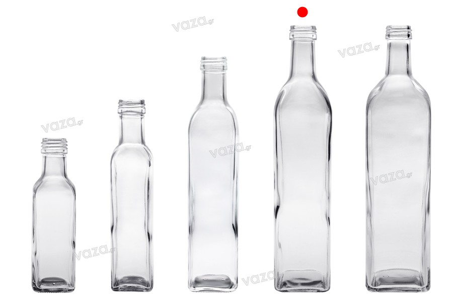 Bouteille en verre 750 ml Marasca avec bec verseur PP 31,5 - 35 pcs