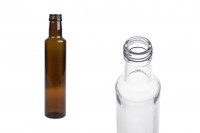 Bottiglia in vetro 250 ml Dorica con beccuccio PP 31,5 - 60 pz