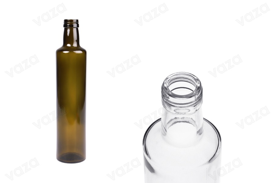Bouteille en verre 500 ml Dorica avec bec verseur PP 31,5 - 50 pcs-photo_produit