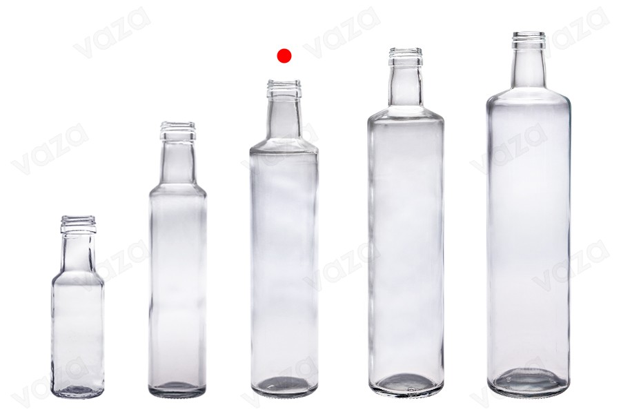Bouteille en verre 500 ml Dorica avec bec verseur PP 31,5 - 50 pcs-photo_groupe