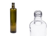 Glass bottle 750 ml Dorica with spout PP 31.5 - 35 pcs