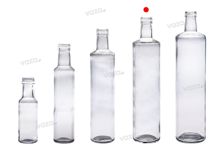 Bouteille en verre 750 ml Dorica avec bec verseur PP 31,5 - 35 pcs